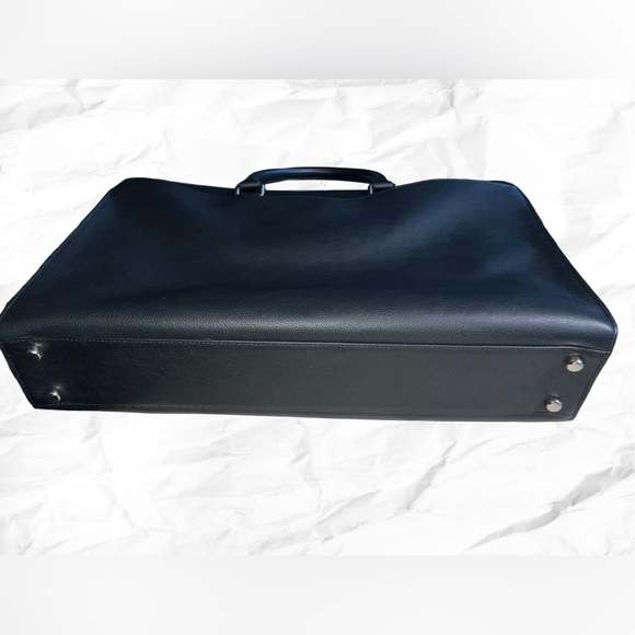 Coach Black Leather Men's Work Bag - Picture 11 of 14